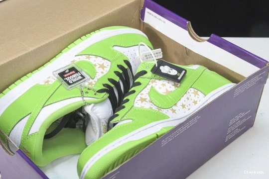 Nike Low Dunk DH3228-101 Stars SB Green Mean Supreme 1214